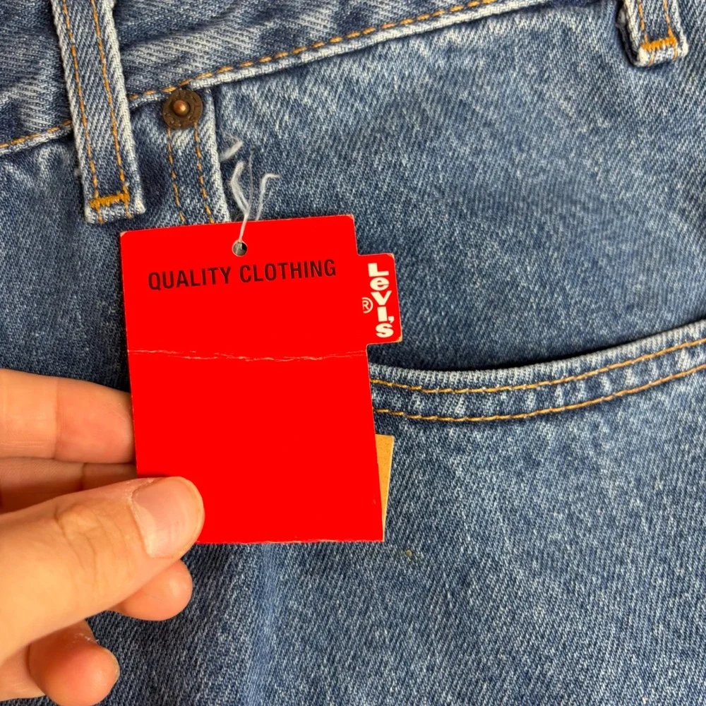 NEW Vintage Levis 569 Loose Straight Fit Jeans Made in USA Blue Denim 38x32